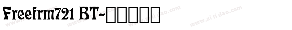 Freefrm721 BT字体转换